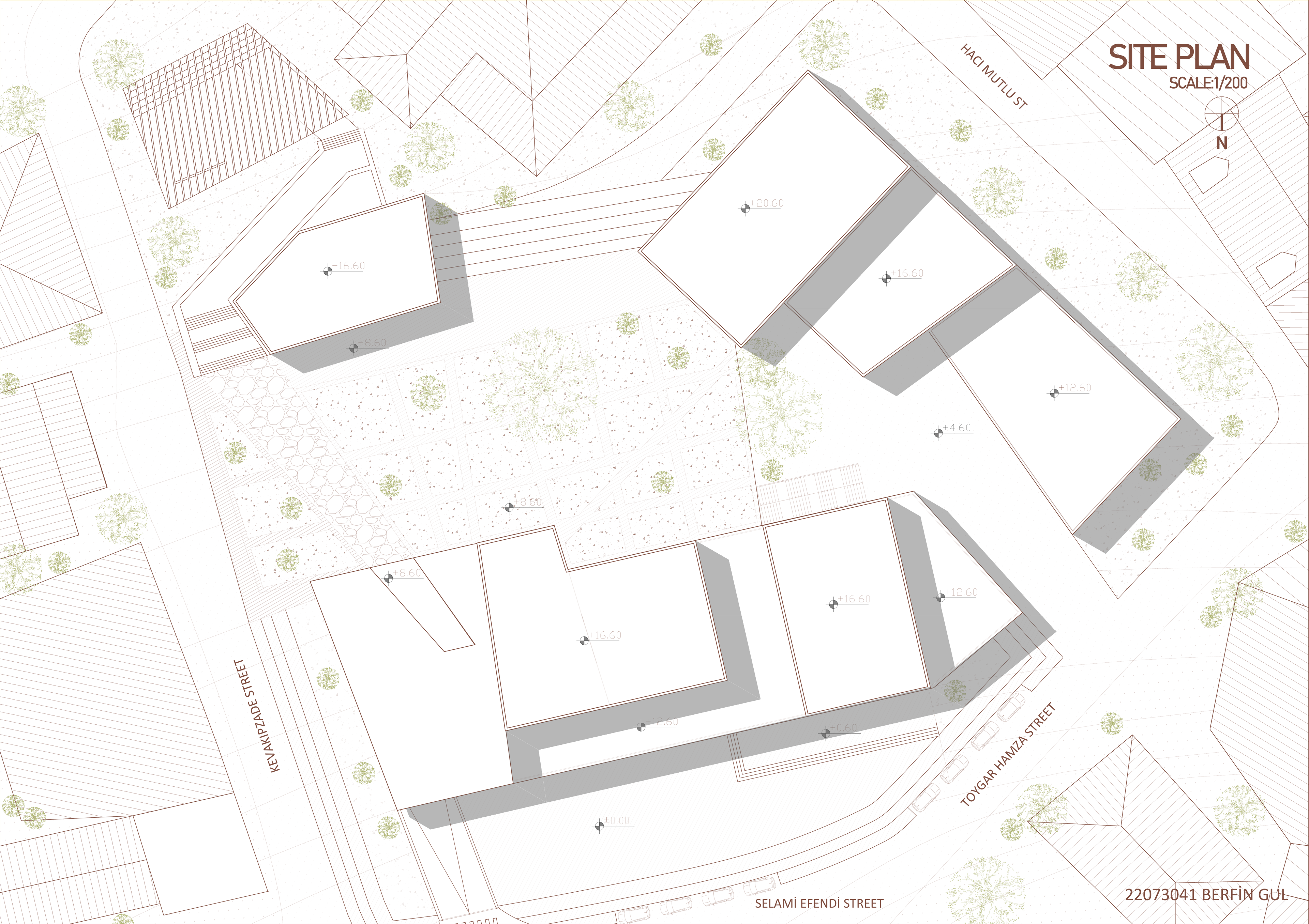 YUMAK — Site Plan — Scale 1:200